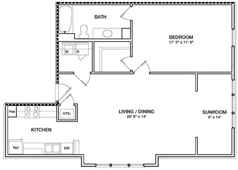 A11 Floor Plan at Marsh View Place, South Carolina, 29455